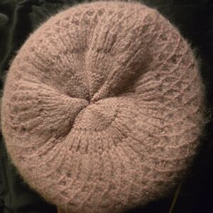 🖤 Vintage Rose Angora Beret | Italian Mohair Wool Blend | Luxe Soft Winter Hat